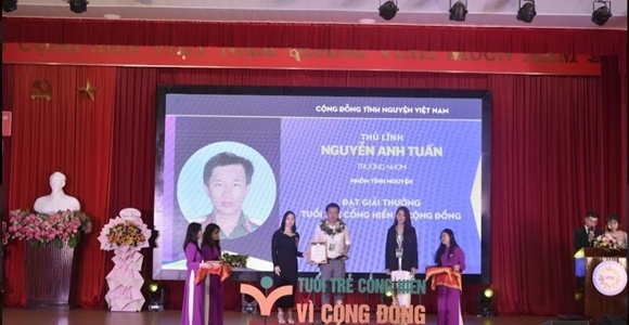 Thủ lĩnh tình nguyện 2022 Nguyễn Anh Tuấn: Màu xanh áo lính và hành trình lan tỏa lòng nhân ái 